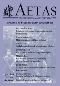 Megjelent az Aetas legújabb száma